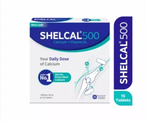 Shelcal 500mg Strip Of 15 Tablets